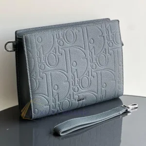 Dior A5 Triangle Pouch in Oblique Jacquard | Luxury Cosmetic Case | DIOR
