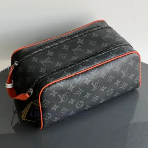 Louis Vuitton Dopp Kit Monogram Eclipse | Men's Luxury Wash Bag