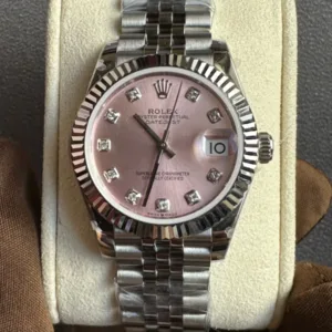 Rolex Datejust 31 Pink Diamond-set Dial With Jubilee - Luxury Master Copy Dubai