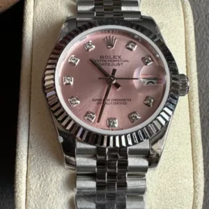 Rolex Datejust 31 Pink Diamond-set Dial With Jubilee - Luxury Master Copy Dubai