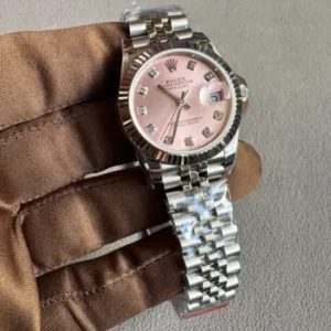 Rolex Datejust 31 Pink Diamond-set Dial With Jubilee - Luxury Master Copy Dubai