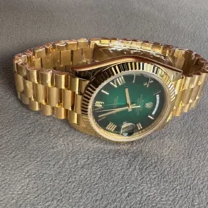 Rolex Day-Date 40 Ombre’ Green Dial(Gold Plated) - Luxury Master Copy Dubai