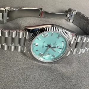 Rolex Day-Date 40 Platinum Ice Blue - Luxury Master Copy Dubai