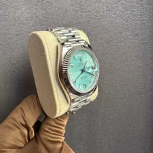 Rolex Day-Date 40 Platinum Ice Blue - Luxury Master Copy Dubai