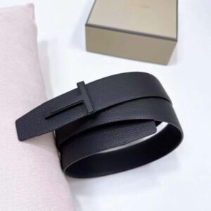 Tom Ford T Logo Reversible Leather Belt