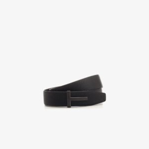 Tom Ford T Logo Reversible Leather Belt - ShinMarket